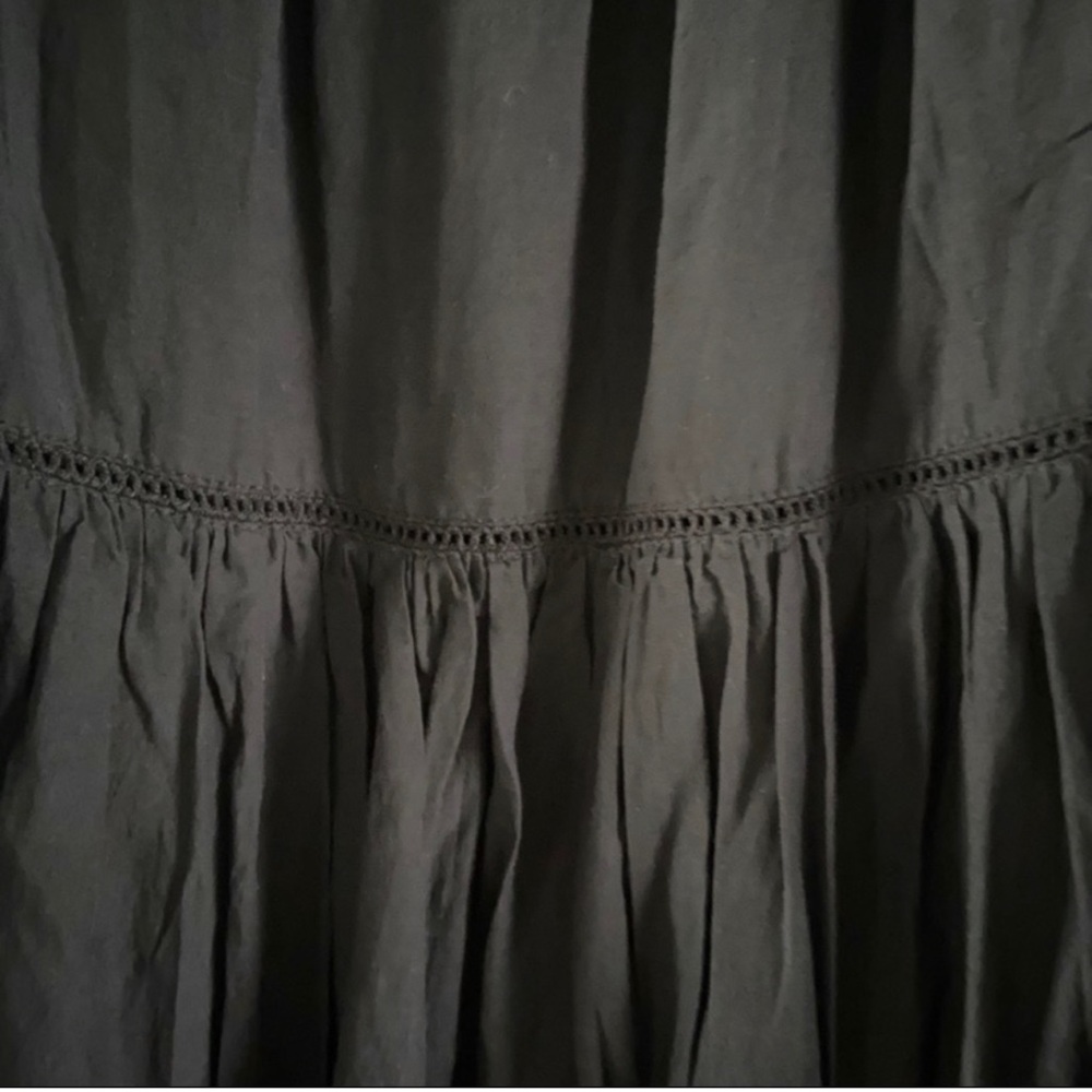 FREE PEOPLE | Sunbeams Black Off-Shoulder Tiered Minidress  NWT - Picture 8 of 12